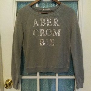 Abercrombie and Fitch gray sweatshirt size small